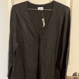 Old Navy Charcoal Grey Button Down Sweater